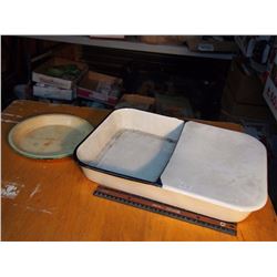 Porcelain Basin and Milk Bowl