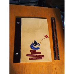 2003, 04 Official Vancouver Canucks Hockey Cards Set, W/ 02,03 Picture Book