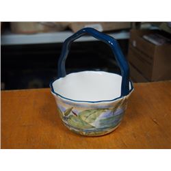 Basket Signed By Artist