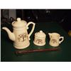 Image 1 : Owl Teapot, Cream, And Sugar