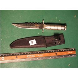 Survival Knife 8 1/2” With Sheath