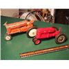 Image 2 : Metal Tru Scale And Plastic Tractor, W/ Plastic Scraper Toy
