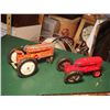 Image 3 : Metal Tru Scale And Plastic Tractor, W/ Plastic Scraper Toy