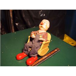 Tin Rocking And Smoking Grandpa Toy, Japan, Battery Op, (RC 7.23 K, July 1920)