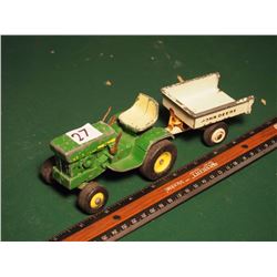 Metal John Deere Tractor Toy