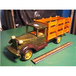 Wooden Handmade Truck Toy, Stakebed