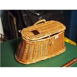 Wicker Fishing Basket