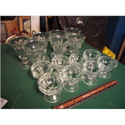 Sundae Glass Set (7 Med, 8 Sml)