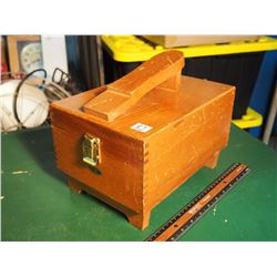 Wooden Shoe Shine Kit