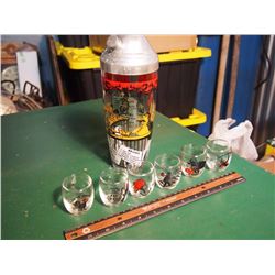 Joke Tumbler And Shot Glasses