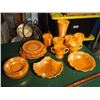Image 1 : Large Lot Of Peach Lustreware (Some Fireking)