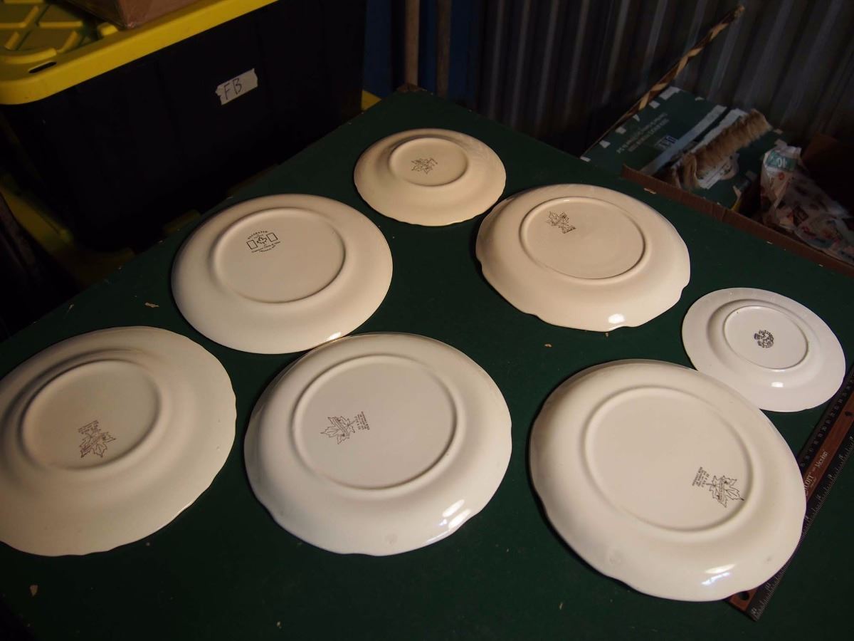 Lot Of Collectible Plates (Lots of Saskatchewan Church Plates, 22 Karat