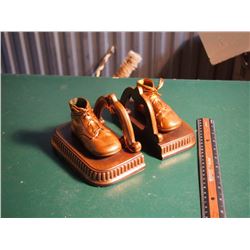 Bronzed Shoe Bookends