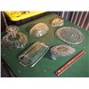 Image 4 : Lot Of Glassware, Platters, Plates, Decorative Pieces