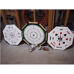 Set Of Games And Game Pieces