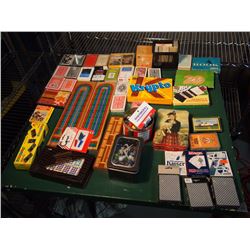 Lot Of Card Games, Packs Of Cards, Cribbage Etc