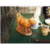 Image 2 : Lot Of Dishware, Japan Vase, Bull Statue, Etc