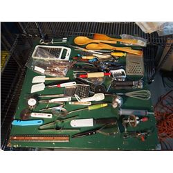 Lot Of Kitchen Utensils