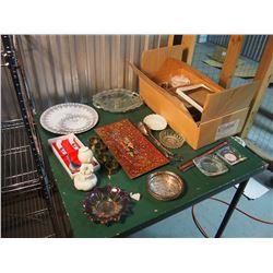 Lot Of Misc. (Frames, Ashtrays)