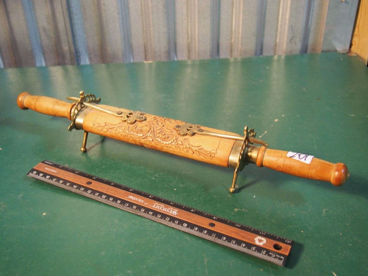 Wooden Knife And Steak Fork Sheath