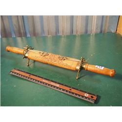 Wooden Knife And Steak Fork Sheath