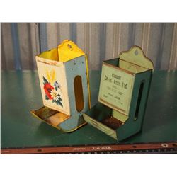 Matchstick Dispensers (2) (Swift Current SK)