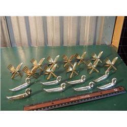 Lot Of Napkin Holders (Swan, Fork And Knife)