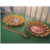 Image 1 : Carnival Glass Serving Dishes (2)