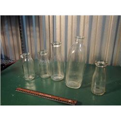 Lot Of Milk Bottles (6)