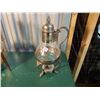 Image 1 : Metal and Glass Tea Pot