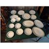 Image 1 : Lot Of Green Trim Dishware