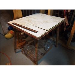 Vintage Wood End Table