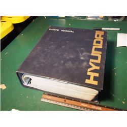 Hyundai Parts Manual Binder