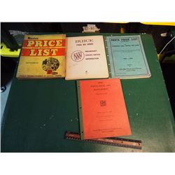 Lot Of Old Car Price Books