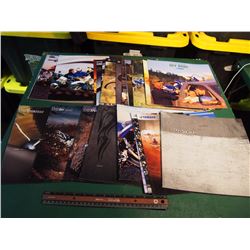 Lot Of Yamaha Motorcycle Brochures