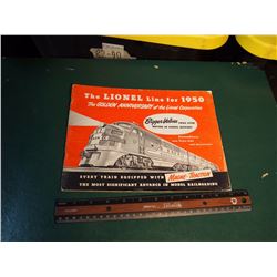 Lionel Line For 1950’s Book