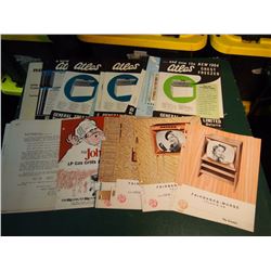 Lot Of TV And Appliance Literature