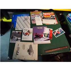Lot Of Snowmobile Literature