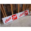 Image 1 : Matching Diet 7Up Metal Signs (26”x10)