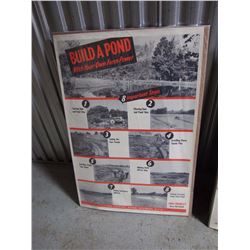 38”x24”Build A Pond, Case Paper Ad