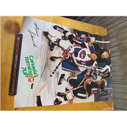 Signed 7Up Hockey Posters