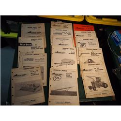 Lot Of (14) New Idea Manuals