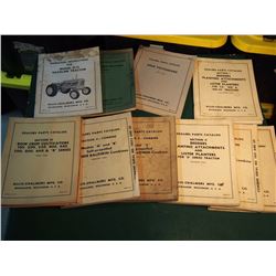 Lot Of (15) Allis Chalmers Manuals