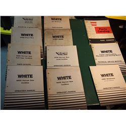 Lot Of White Tractor Books