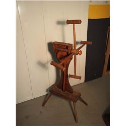 Wooden Wool Winder, 50” Tall