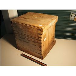 Wooden Egg Crate, Swift Current, Sask