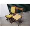 Image 2 : Wooden Folding Chairs (2) (One Rocking, One Very Portable)