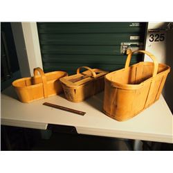 Wooden Baskets (3)