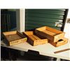 Image 1 : Lot Of (4) Wood Crates (Crackers)