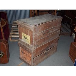 Large Wood Egg Crates (2) (Swift Current)